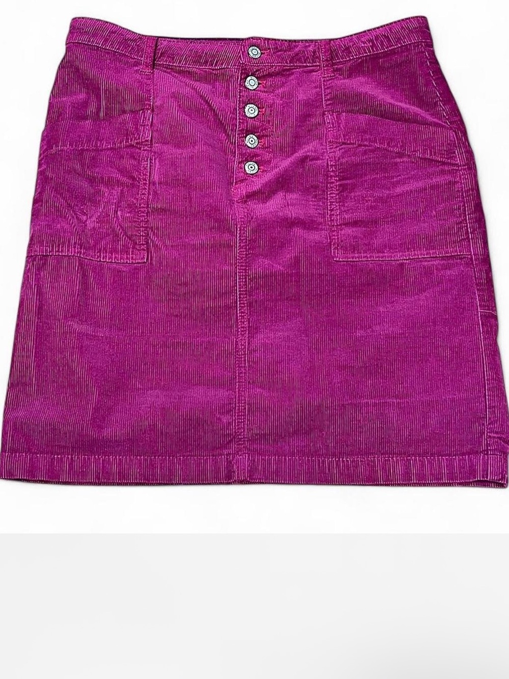 Anthropologie Pilcro Talia Corduroy Mini Skirt - Magenta